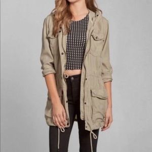 Abercrombie and Fitch Tan Utility Jacket